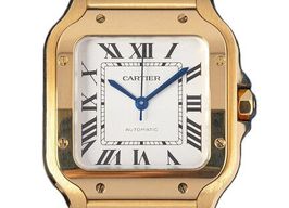 Cartier Santos WGSA0030 (2026) - Silver dial 35 mm Yellow Gold case