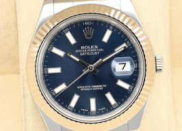 Rolex Datejust II 116334 (2016) - Blue dial 41 mm Steel case