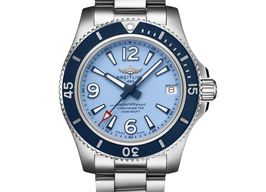 Breitling Superocean 36 A17316D81C1A1 (2024) - Blauw wijzerplaat 36mm Staal