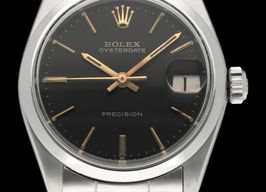 Rolex Oyster Precision 6466 (1960) - Zwart wijzerplaat 36mm Staal