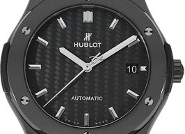 Hublot Classic Fusion 511.CM.1771.RX (Onbekend (willekeurig serienummer)) - Zwart wijzerplaat 45mm Keramiek