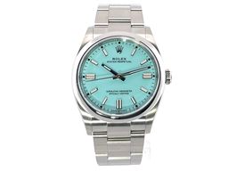 Rolex Oyster Perpetual 36 126000 (2021) - Turquoise wijzerplaat 36mm Staal