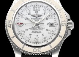 Breitling Superocean II 42 A17365 (2016) - Zilver wijzerplaat 42mm Staal