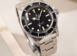 Rolex Submariner No Date 5513 (1984) - Zwart wijzerplaat 40mm Staal