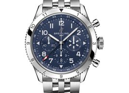 Breitling Aviator 8 AB04451A1C1A1 (2025) - Blauw wijzerplaat 46mm Staal