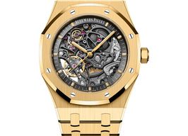 Audemars Piguet Royal Oak Double Balance Wheel Openworked 15407BA.OO.1220BA.01 (2025) - Transparent dial 41 mm Yellow Gold case