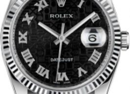 Rolex Datejust 36 116234 (Onbekend (willekeurig serienummer)) - Zwart wijzerplaat 36mm Staal