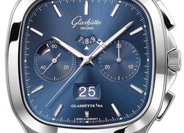 Glashütte Original Senator Chronograph Panorama Date 1-37-02-08-02-61 (2026) - Blue dial 40 mm Steel case