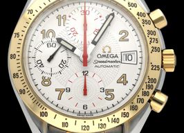 Omega Speedmaster Date 3313.33.00 (1999) - White dial 40 mm Gold/Steel case
