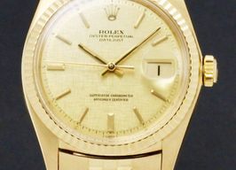 Rolex Datejust 1601 (1973) - Goud wijzerplaat 36mm Geelgoud