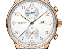 IWC Portuguese Chronograph IW371611 (2026) - Silver dial 41 mm Red Gold case