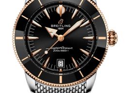 Breitling Superocean Heritage UB3111241B1A1 (2026) - Zwart wijzerplaat 42mm Goud/Staal