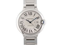 Cartier Ballon Bleu 42mm 3001 (2011) - Zilver wijzerplaat 42mm Staal