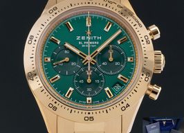 Zenith Chronomaster Sport 30.3100.3600/56.M3100 (2024) - Green dial 41 mm Yellow Gold case