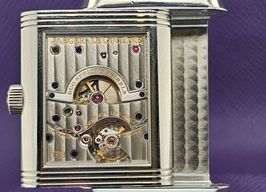 Jaeger-LeCoultre Reverso Grande Date 240.8.14 (Onbekend (willekeurig serienummer)) - Zilver wijzerplaat 29mm Staal