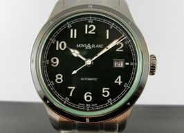 Montblanc 1858 133269 (2024) - Groen wijzerplaat 41mm Staal