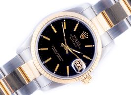 Rolex Datejust 31 68273 (1984) - Zwart wijzerplaat 31mm Goud/Staal