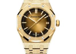 Audemars Piguet Royal Oak Selfwinding 15550BA.GG.1356BA.01 (2024) - Champagne dial 37 mm Yellow Gold case
