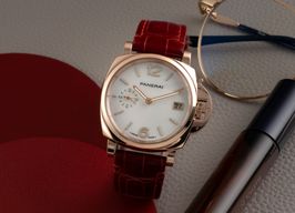 Panerai Luminor Due PAM01280 (Unknown (random serial)) - Pearl dial 38 mm Red Gold case