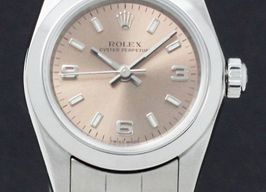 Rolex Oyster Perpetual 76080 (2002) - Pink dial 26 mm Steel case