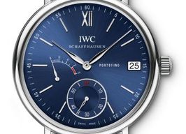 IWC Portofino Hand-Wound IW510106 (2023) - Blue dial 45 mm Steel case