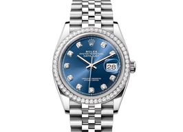 Rolex Datejust 36 126284RBR (2024) - Blauw wijzerplaat 36mm Staal