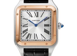 Cartier Santos Dumont W2SA0017 (2025) - Zilver wijzerplaat 47mm Goud/Staal