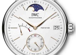 IWC Portofino Hand-Wound IW516401 (2026) - Zilver wijzerplaat 45mm Staal