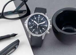 IWC Aquatimer Chronograph IW376803 (Unknown (random serial)) - Black dial 44 mm Steel case