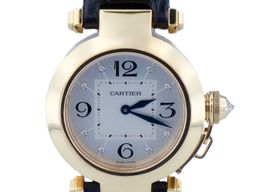 Cartier Pasha WJ11891G (2010) - Zilver wijzerplaat 32mm Geelgoud