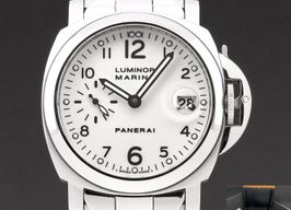 Panerai Luminor Marina Automatic PAM00051 (Unknown (random serial)) - White dial 40 mm Steel case