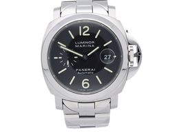 Panerai Luminor Marina Automatic PAM00220 (Unknown (random serial)) - Black dial 44 mm Steel case