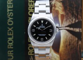 Rolex Explorer 114270 (2001) - Zwart wijzerplaat 36mm Staal