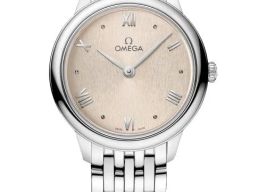 Omega De Ville 434.10.28.60.09.001 (2026) - Beige wijzerplaat 28mm Staal