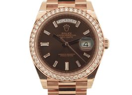 Rolex Day-Date 40 228345RBR (2024) - Brown dial 40 mm Rose Gold case