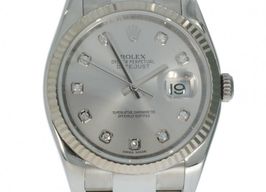 Rolex Datejust 36 116234 (2012) - Zilver wijzerplaat 36mm Staal