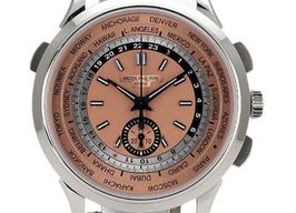 Patek Philippe World Time Chronograph 5935A-001 (2023) - Pink dial 41 mm Steel case