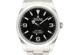 Rolex Explorer 214270 (2016) - Black dial 39 mm Steel case