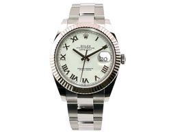 Rolex Datejust 41 126334 (2023) - Wit wijzerplaat 41mm Staal