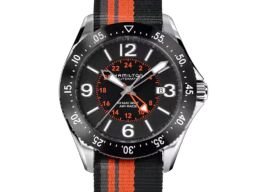 Hamilton Khaki Pilot H76755131 (2025) - Zwart wijzerplaat 44mm Staal