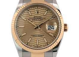 Rolex Datejust 36 126233 (2022) - Champagne wijzerplaat 36mm Staal