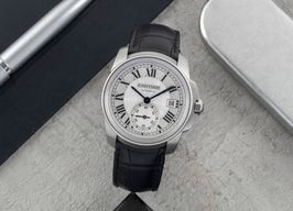 Cartier Calibre de Cartier WSCA0003 (Unknown (random serial)) - Silver dial 38 mm Steel case