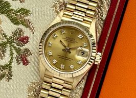 Rolex Lady-Datejust 69178G (1993) - Goud wijzerplaat 26mm Geelgoud