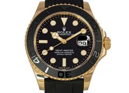 Rolex Yacht-Master 42 226658 (2022) - Black dial 42 mm Yellow Gold case
