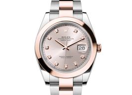 Rolex Datejust 41 126301-0007 (2024) - Pink dial 41 mm Steel case