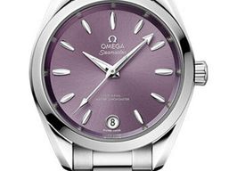 Omega Seamaster Aqua Terra 220.10.34.20.10.002 (2025) - Paars wijzerplaat 34mm Staal