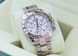 Rolex Daytona 116509 (Onbekend (willekeurig serienummer)) - Wit wijzerplaat 40mm Witgoud