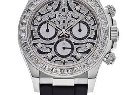 Rolex Daytona 116589TBR (Unknown (random serial)) - Diamond dial 40 mm White Gold case