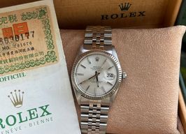 Rolex Datejust 36 16014 (1979) - Zilver wijzerplaat 36mm Staal