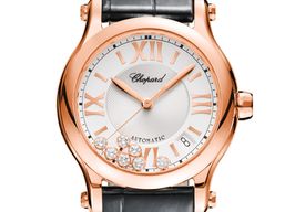 Chopard Happy Sport 274808-5001 (2023) - Silver dial 36 mm Rose Gold case